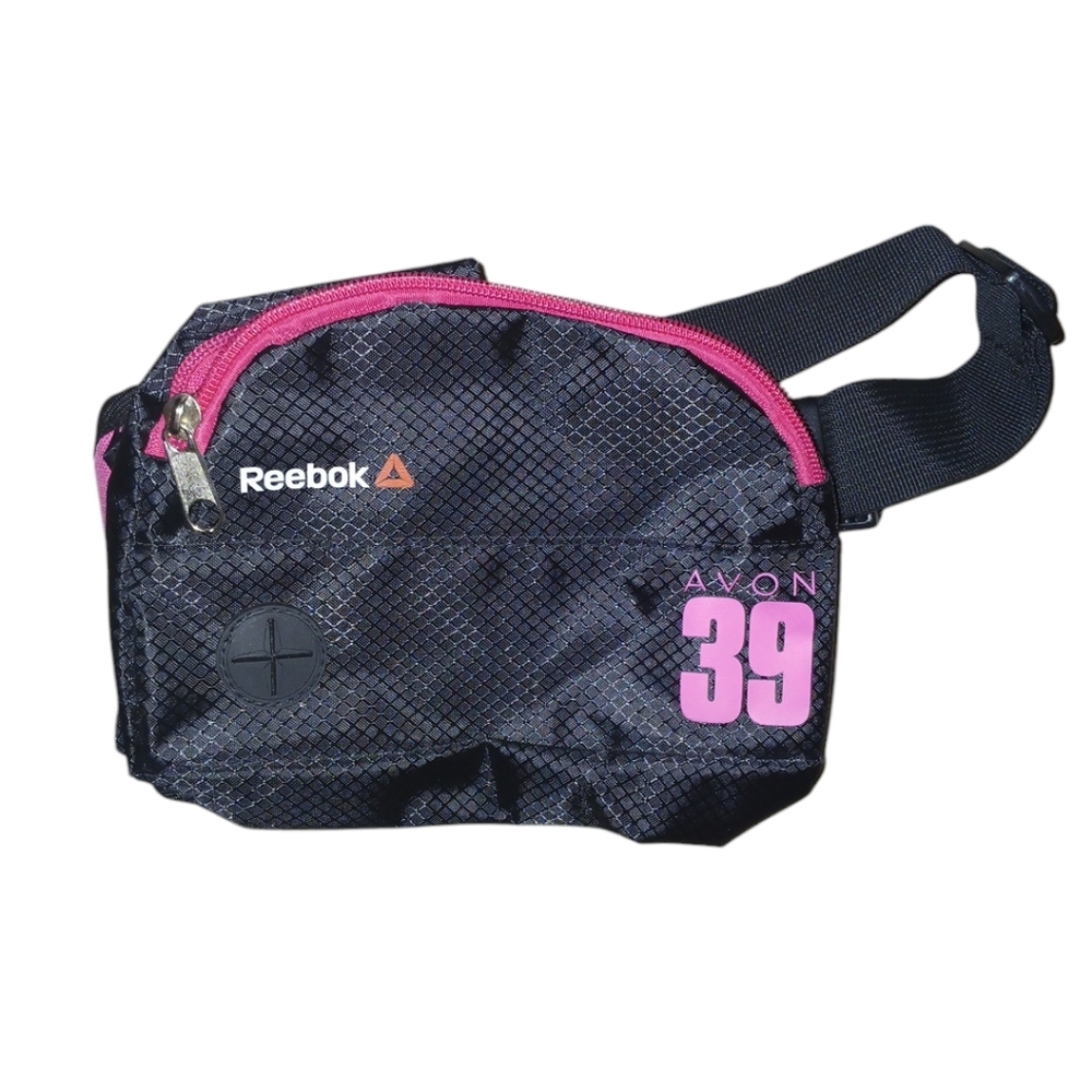 Reebok Black and Pink Women's Bag